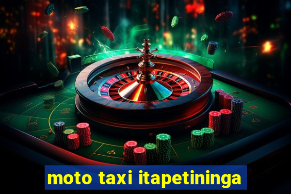 moto taxi itapetininga